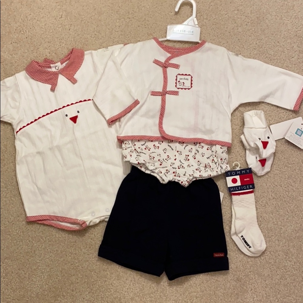 NWT Little Me, Calvin Klein and Tommy Hilfiger lot